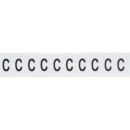 9713 Series Number and Letter Labels