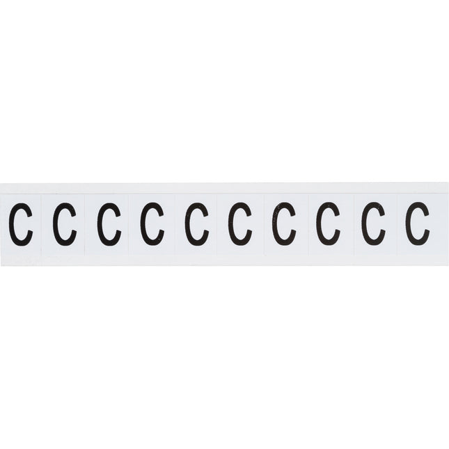 9713 Series Number and Letter Labels