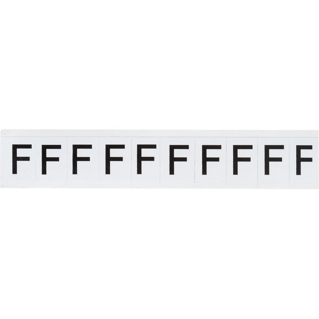 9713 Series Number and Letter Labels