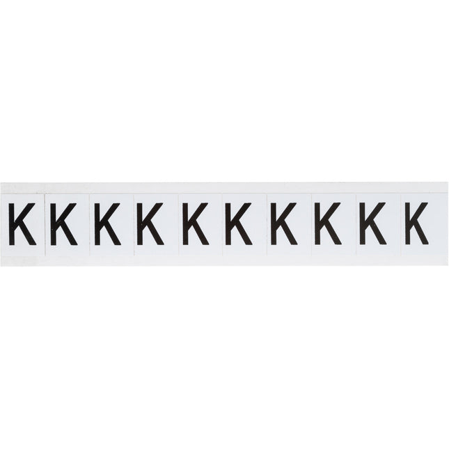 9713 Series Number and Letter Labels