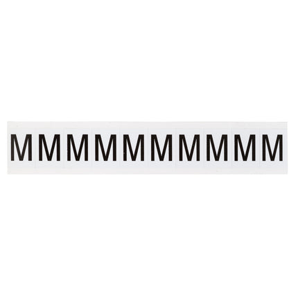 9713 Series Number and Letter Labels