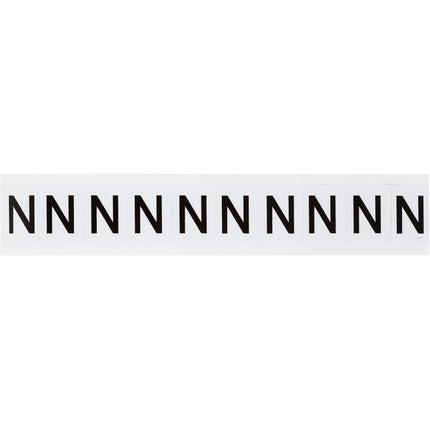 9713 Series Number and Letter Labels