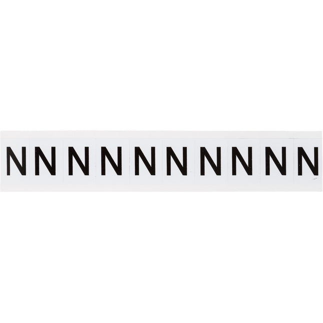 9713 Series Number and Letter Labels