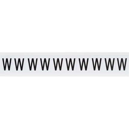 9713 Series Number and Letter Labels