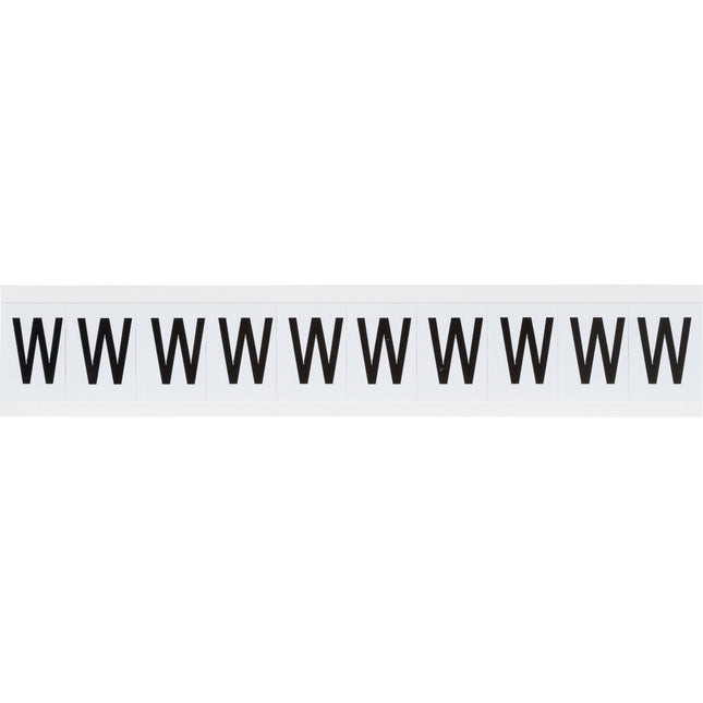 9713 Series Number and Letter Labels