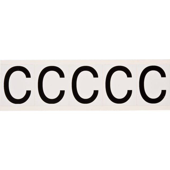 9714 Series Number and Letter Labels
