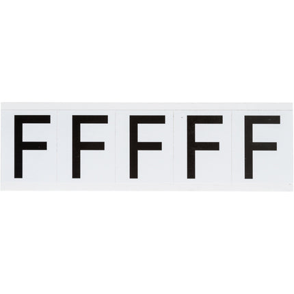 9714 Series Number and Letter Labels