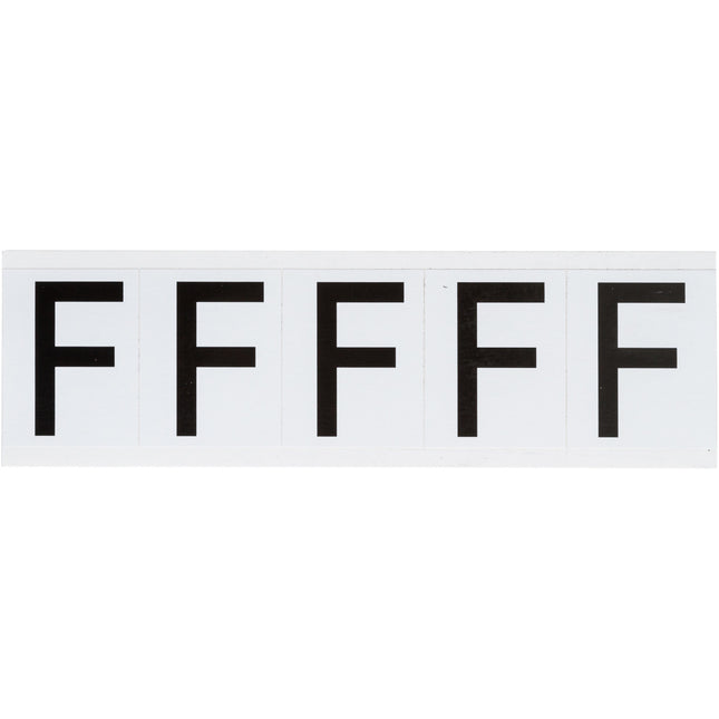 9714 Series Number and Letter Labels