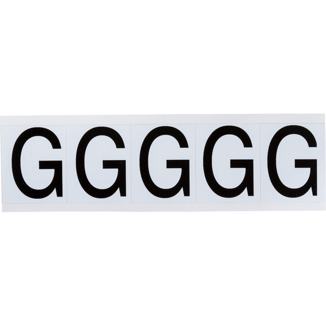9714 Series Number and Letter Labels