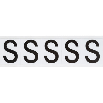 9714 Series Number and Letter Labels