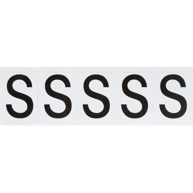 9714 Series Number and Letter Labels