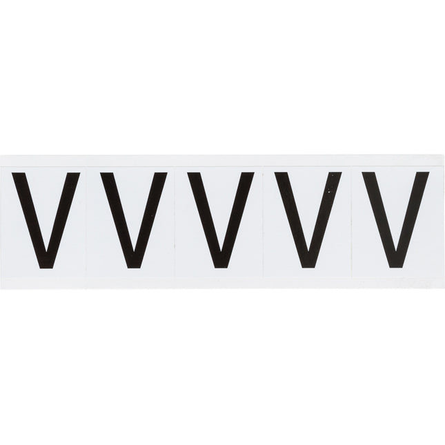 9714 Series Number and Letter Labels