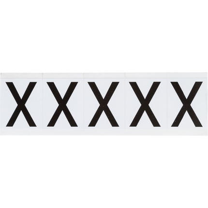9714 Series Number and Letter Labels