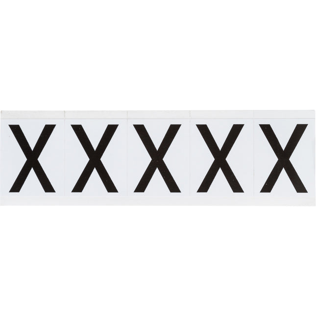 9714 Series Number and Letter Labels