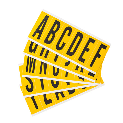 1550 Series Number and Letter Labels