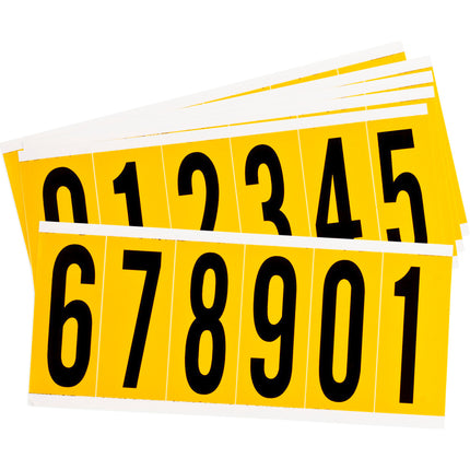 1550 Series Number and Letter Labels