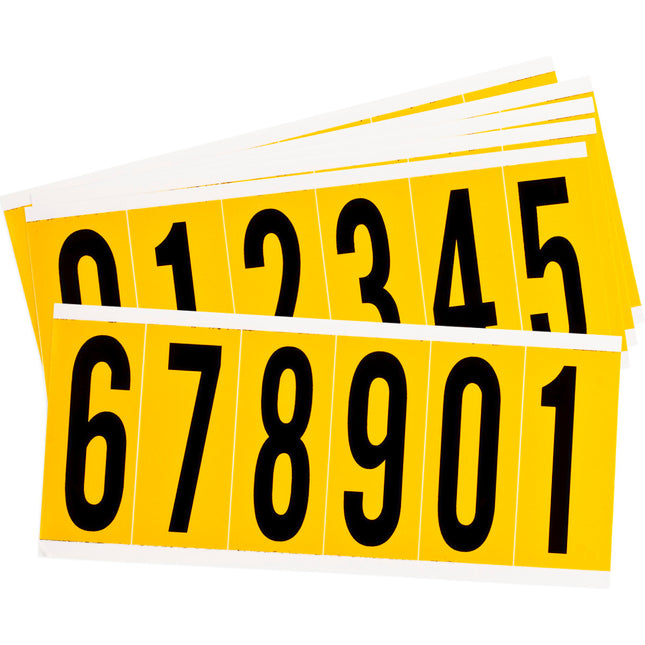 1550 Series Number and Letter Labels