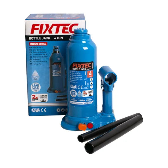 FJBJ104Fixtecجاك زجاجة هيدروليكي فيكستيك 4 طن أداة إصلاح السيارات