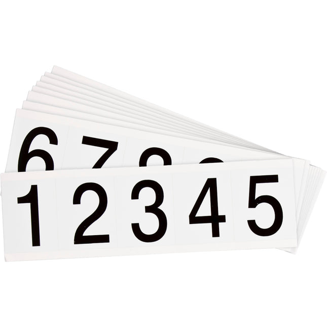 9714 Series Number and Letter Labels