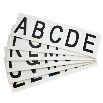 9714 Series Number and Letter Labels