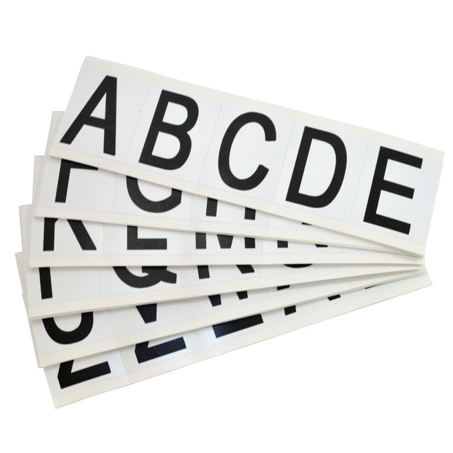 9714 Series Number and Letter Labels