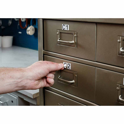 9714 Series Number and Letter Labels