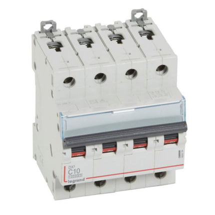 409334Legrandقاطع دورة Legrand DX3 رباعي الأقطاب 10A منحنى C