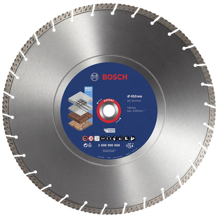 Cutting disc - MultiMaterial Diamond | 450x 25.40x3.3x12