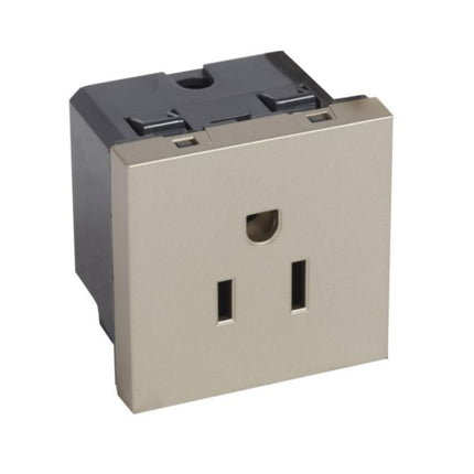 570040Legrandمخرج توصيل أمريكي Legrand Arteor 2P+E 15A 127V شمبانيا