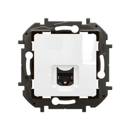 NP4303WHLegrandمقبس Niloé RJ45 CAT6 STP أبيض مثبت بالتجويف 1Gbps