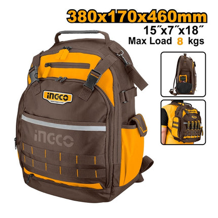 HBP01028INGCOحقيبة ظهر أدوات INGCO HD 38x17x45cm HBP01028