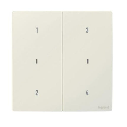 281515MWLegrandمفتاح التحكم عن بعد اللاسلكي من Legrand، 4 اتجاهات