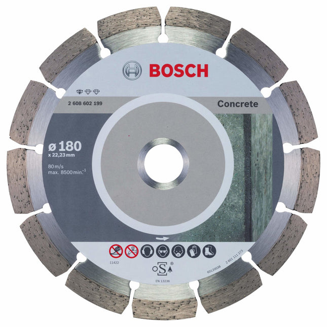 Bosch Tools,2608602199,Diamond Cutting Disc - Standard for Concrete | 180x22.23x2x10mm