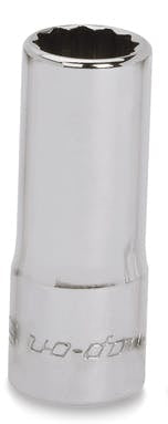 TMDS10Snap-Onمقبس Snap-on نصف عميق بقيادة 1/4 بوصة 12 نقطة SAE 5/16 بوصة Flank Drive