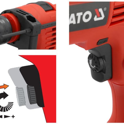YT-82038Yatoمثقاب التأثير 650W 13mm ياتو YT-82038 أداة طاقة احترافية