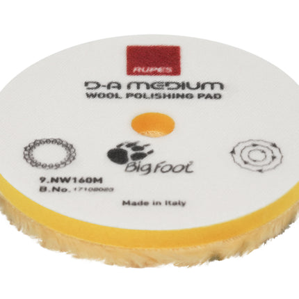 RUPES D A Medium Wool Polishing Pad 80 90 mm | 9.NW80M