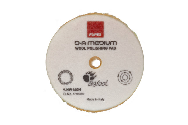 RUPES D A Medium Wool Polishing Pad 150 170 mm | 9.NW160M