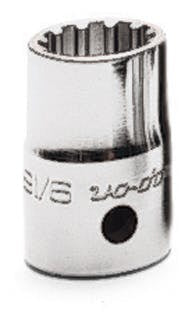 SES181BSnap-Onمقبس سبلاين ضحل Snap-on بقياس 1/2" SAE #18 سادس 9/16"