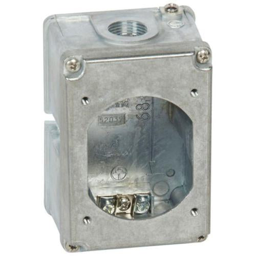 052039Legrandصندوق Hypra من Legrand IP 44 لتركيب المقابس السطحية 2P+E 16A معدني