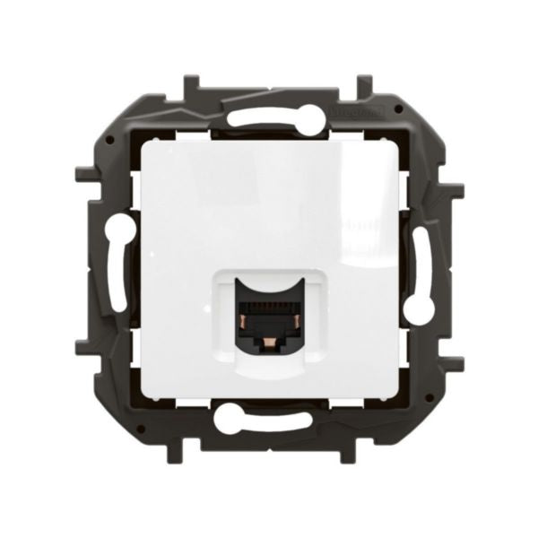 NP4303WHLegrandمقبس Niloé RJ45 CAT6 STP أبيض مثبت بالتجويف 1Gbps