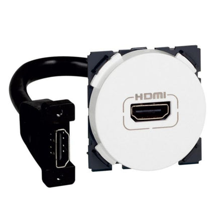 572476Legrandمقبس HDMI من ليجراند أرتيور مثبت مسبقاً 2 وحدات أبيض