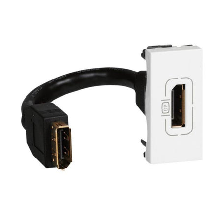 078791Legrandموزاييك مقبس Display Port معد مسبقاً وحدة واحدة أبيض