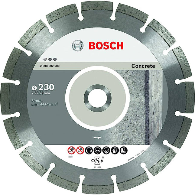 Bosch Tools,2608603243,Cutting disc - Standard for Concrete 230mm 22.23mm | 10pcs