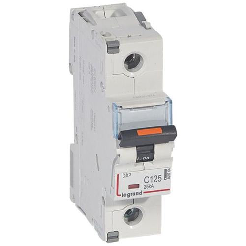 409764Legrandقاطع دائرة Legrand DX3 أحادي القطب 125A منحنى C