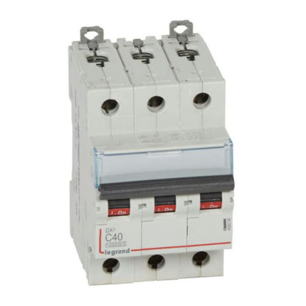 409258Legrandقاطع دارة Legrand DX3 ثلاثي الأقطاب 40A منحنى C
