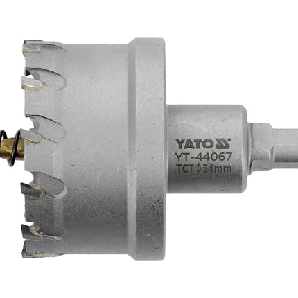 YATO TCT Hole Saw Metal 54mm Professional Cutting Tool