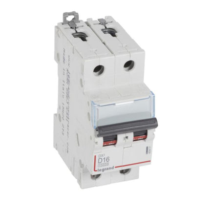 409451Legrandقاطع دائرة Legrand DX3 ثنائي القطب 16A منحنى D