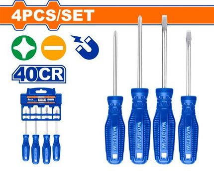 WSS2204Wadfowمجموعة مفكات 4 قطع من وادفو