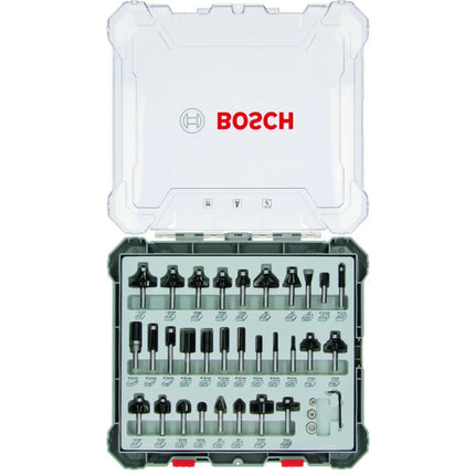 Bosch Tools,2607017475,Router Bit Set Mixed | 8mm shank 30pcs