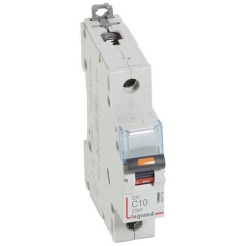 409754Legrandقاطع دورة Legrand DX3 أحادي القطب 10A منحنى C